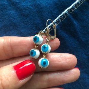 Eye Dangling Earrings